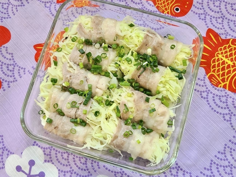 千切りキャベツの肉巻き